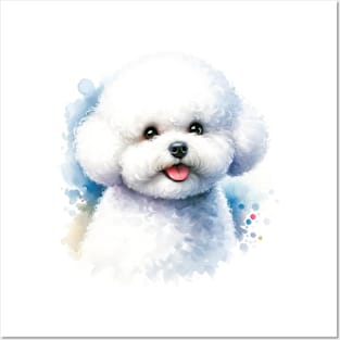 Bichon Frisé Watercolor Painting - Beautiful Dog Posters and Art